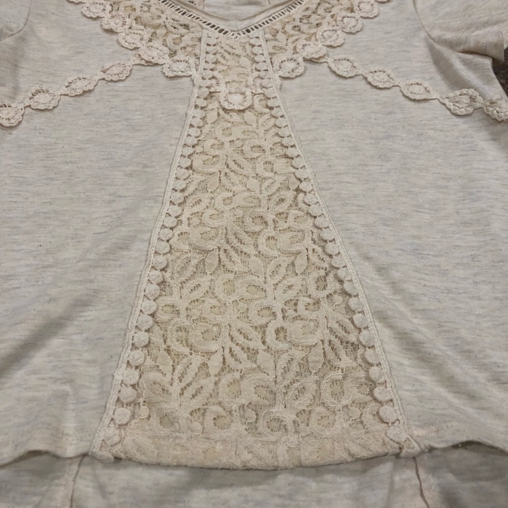 American Rag Lace Trim Top Size Small - Picture 8 of 12
